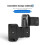 Battery Holder Wall Mount Batteries Storage Organizer Battery Mount Holder Red 1