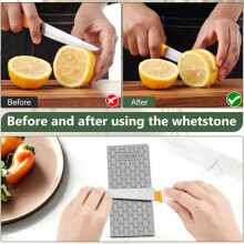 Diamond Whetstone Set, Sharpening Discs with Honeycomb Surface Plates, Coarse to Extra Fine 400/600/800/1000/1200 Grit