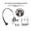 A2L Hotend Heating Component Kit for  A2L/A1/A1mini Upgrade Ceramic Zirconia Base Heater Block Replace Kit 8