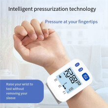 Wrist Blood Pressure Monitor Pulsometer Automatic Digital Tonometer Pulse Heart Rate Sphygmomanometer