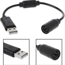 10 Sztuk 25 cm Kabel USB z Odłączanym Złączem Przedłużający Adapter do Wymiany dla Bezprzewodowego Kontrolera dla 360