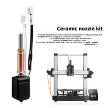 Upgrade Ceramic Hot End Kit for Kobra 3 Hardened Steel Extruder 60W 3D Printer Accessories 0.4MM