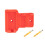 Battery Holder Wall Mount Batteries Storage Organizer Battery Mount Holder Red 1
