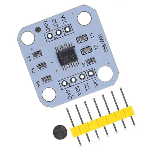 5Pcs AS5600 Magnetic Encoder Induction Angle Measurement Sensor Module 12-Bit Magnetic Encoder Module for Servo Motor 2