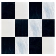 Paquete Variado de 12 Hojas de Vidrio Manchado y Negro, Mosaicos de Arte de 4 X 6 Pulgadas para Manualidades, Suministros para Aficionados Al