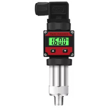 Sensor de Transmisor de Presión LCD 4-20mA 0-25bar G1/4 Agua, Aceite y Gases, Manómetro Industrial