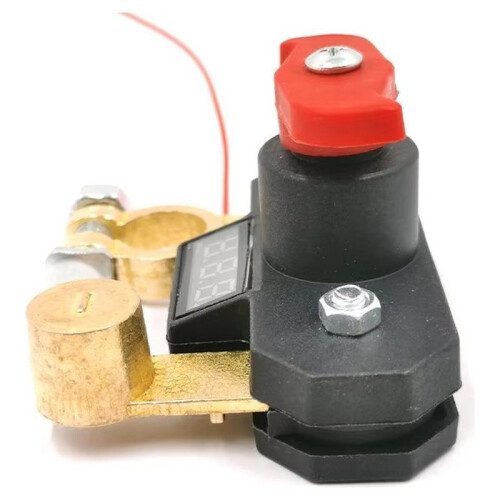 Interruptor de Desconexão da Bateria Do Carro - Interruptor Bidirecional com Rotação e Display Digital 12-24v 1