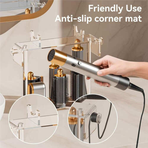 Supporto e Organizzatore In Acrilico per Accessori per  e Airwrap, Supporto per Airwrap Styler Rack 2
