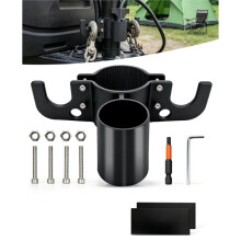 Alumium Trailer Chain Organizer with 7-Way Plug Trailer Towing Chain Holder Chain Holders Towing Accessories