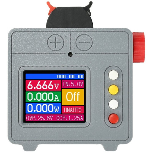Portable Desktop Adjustable Power Supply 5W with Color Screen Step-/Step-Down Module Buck-Boost Converter