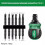 BAOLIAN High Quality Ratchet Screwdriver Set with Multifunctional Inner ForCROSS Shaped Triangular Plum Blossom Shaped Screwdriv 7