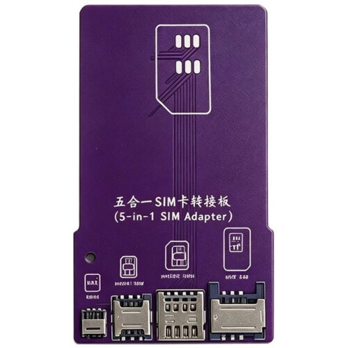 Adattatore Convertitore per Scheda SIM A Pin per Estensione Della Scheda IC Intelligente per Schede SIM Micro-SIM  2FF, 3FF, 4FF e Esim