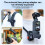 Expansion Frame Mount Adapter for  Osmo Pocket 3/4/4P Cold Shoe & Dual Claw Quick Release Bracket 5