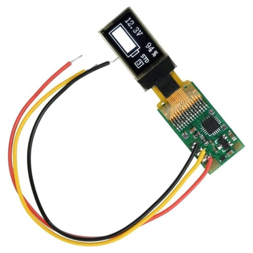 Voltímetro Digital  0-30V & Medidor de Bateria com Display OLED de 0,5 Polegadas Testador de Tensão 1-6S Ajustável 2