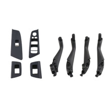 Car Interior Door Armrests Panel Window Glass Cover Panel for 5 Series G30 2018-2023 RHD