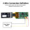 0-30V Digital Voltmeter & Battery Meter 0.5-Inch OLED Display Voltage Tester 1-6S Adjustable Battery Level Tester 6