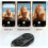 Rechargeable  Remote Shutter Universal Phone Selfie Controller Focus Adjust Front Rear Camera Flip Self‑Timer 2
