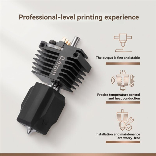 2set Hotend for Flashforge Creator 5/5 Pro,Quick Swap Integrated Metal Nozzle for Flashforge C5/5 Pro 3D Printer 0.4mm