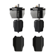 2set Hotend für Flashforge für Creator 5/5 Pro, Schneller Wechsel Integrierte Metalldüse für Flashforge C5/5 Pro 3D-Drucker 0,4 mm
