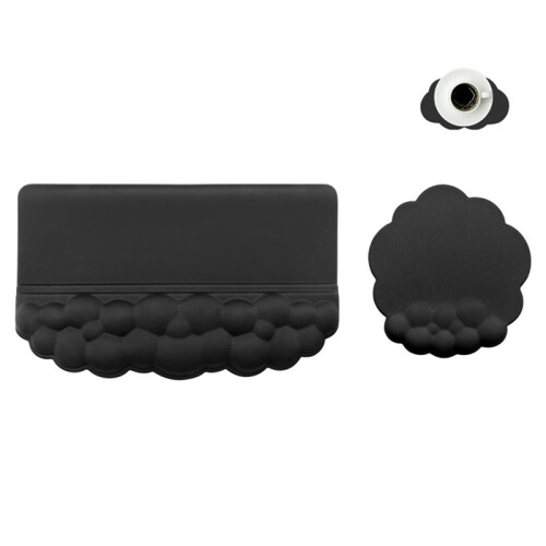 Ergonomic Cloud Wrist Rest Set for Keyboard and Mouse - 3-Piece Comfort and Support