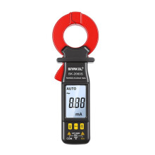 SNAKOL SK2060S Digital Clamp Meter, High Precision 0.1mA-60A AC Leakage Current Tester, Voltage Tester with Backlight
