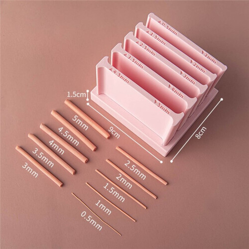 Polymer Clay Strip Extruder Tool for Handmade Decorations with 5 Interchangeable Dies