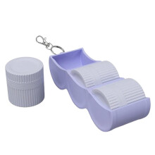 Contenitori da Viaggio 3Pack per Articoli da Toeletta - Bottiglie In Silicone Riutilizzabili A Prova di Perdita con Portachiavi C