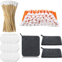 603 Pcs Card Cleaning Kit Trading Card Repair Kit Cotton Swab Cotton Disc for Scratch SurfaceCare Tool Accessory