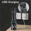Super Powerful Flashlights Rechargeable LED Flashlight with Battery Flashlight for Camping Hiking Emergency Lamp Torch 1