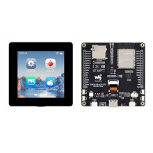 Waveshare Scheda di Sviluppo ESP32-C5 con Schermo LCD da 2,73 Pollici, Sensore A 6 Assi, Slot per Scheda TF, WiFi/BLE 5/Thread/Zigbee