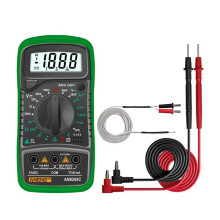 ANENG AN8205C Digital Professional Multimeter AC/ Voltage Meter HFE Ohm Tester Current Temp Meter with LCD Backlight B