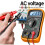 ANENG AN8205C Digital Professional Multimeter AC/ Voltage Meter HFE Ohm Tester  Current Temp Meter with LCD Backlight B 4