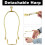 Suporte de Lâmpada de 8 Polegadas 2Pacote Suporte de Sombrinha Dourado Destacável para Lâmpadas de Mesa e de Piso com Finial de Selim 2