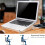 Supporto per Laptop In Acrilico Trasparente, Supporto di Raffreddamento per Laptop, Supporto per Tablet Staccabile 1