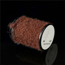 20M Roll Fly Tying Body Fiber, Fluffy Fuzzy Synthetic Lure Making Material for Fly Fishing