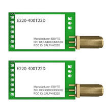 EBYTE 2 Stück E220-400T22D LLCC68 Drahtloses LoRa-Modul UART 433 MHz 470 MHz 22 DBm 5 SMA-K RSSI WOR Watchdog Cojxu Transceiver RF