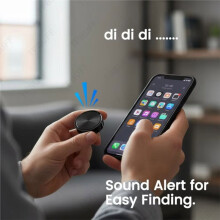 Tracker Car Finder Tag Locator Keys Finder Tracking Global for Find My Device App White