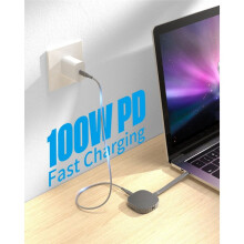 Magnetyczna Obudowa SSD NVMe M.2 2230 PD100W z Portem Ładowania Obsługującym 10Gbps USB3.2 Gen2 Type-C