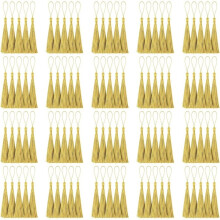 Tassels Bookmark Bulk - Decorative Tassel Charm Ornament Decoration As Accessory Gift for DIY Gold Handmade Gold