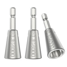 3 Pcs Fast Wire Twister Tool for Drill, Electrical Nut Twister for Impact with 1/4 Chuck, Wire Connector Driver