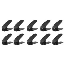 Shoe Slots Organizer, 10 PCS Adjustable Shoe Rack Stacker Storage, Double Deck Shoe Rack Holder for Closet Organization