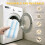 Mop Pads for  H2prO Flat Mop System, 6 Pack Mop Heads Replacements for  H2prO Flat Mop for Various Floors 4