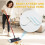 Mop Pads for  H2prO Flat Mop System, 6 Pack Mop Heads Replacements for  H2prO Flat Mop for Various Floors 5