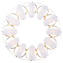 LED Sfeerverlichting, op Batterijen Werkende Lichtsnoeren LED Ultra Dunne Koperdraad Sfeerverlichting voor DIY Thuis Wit