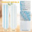 Mop Pads for  H2prO Flat Mop System, 6 Pack Mop Heads Replacements for  H2prO Flat Mop for Various Floors 3