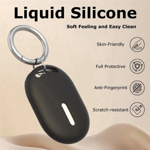 Compatible with  Tag Tracker Silicone Protective Case Waterproof Portable Anti-Lost Protective Sleeve with Ring Access B 1