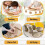 13 Pcs Pottery Tools Set, 5 Sizes Clay Thickness Guide Sticks & Wooden Rolling Pin for Clay Modeling 6