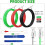 3PCS Electrical Fish Tape 15m, 3mm Wire Fish Tape Wire Puller Through Wall Wire Threader,Cable Pulling Tools (50ft) 7
