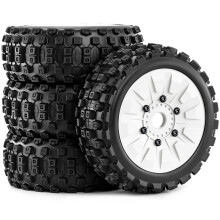 Pneumatici per Ruote di Buggy RC Fuoristrada per 1/8 per ARRMA Typhon 3S/6S BLX per Jato per Parti di Aggiornamento Auto RC per