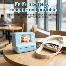 AI Voice Sticker Printer for Kids Portable Inkless Thermal Label Printer with Display Screen Children'S Toys B